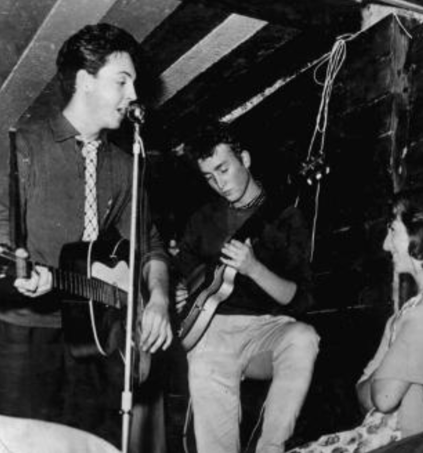 John and Paul at the Casbah Club, pre-Beatles as The Quarrymen